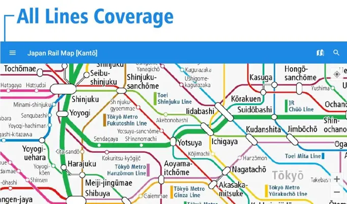 Japan Rail Map android App screenshot 4